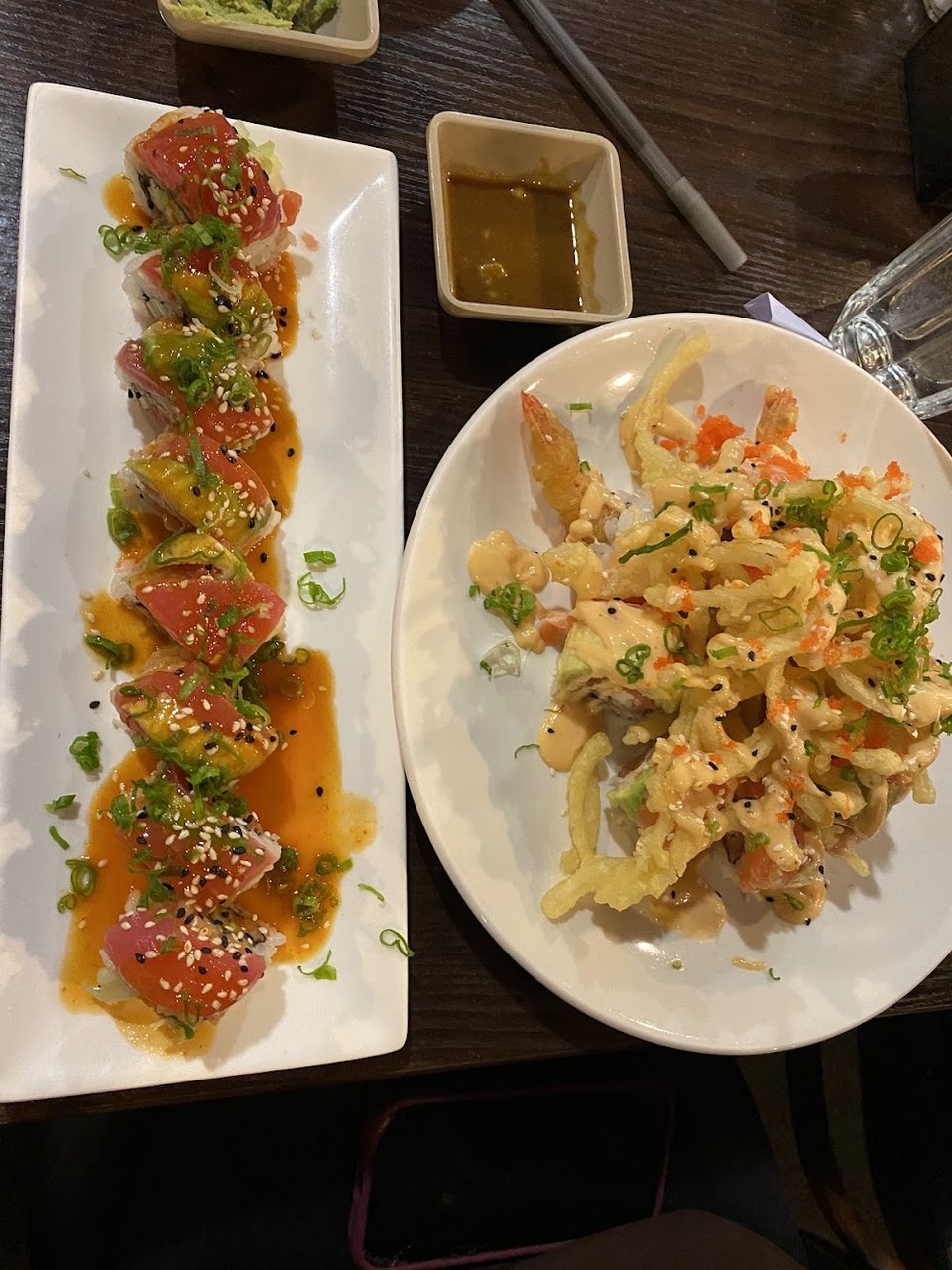 Tuna and Shrimp Tempura Rolls